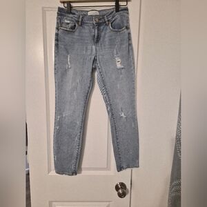 Loft Light Blue Modern Skinny Crop Jeans